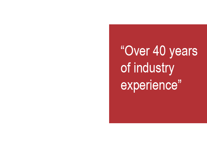 40 years of industry experience